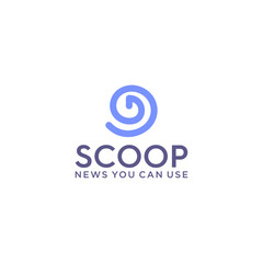 Swirl icon, abstract logo vector illustration