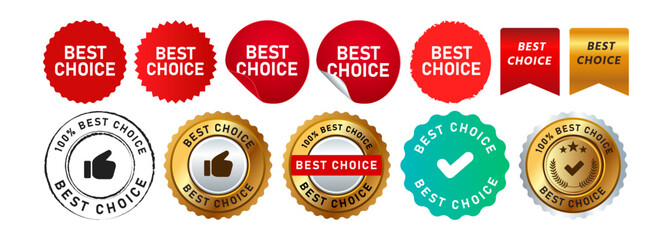 best choice seal badge stamp label sticker sign for certificate achievement award quality product