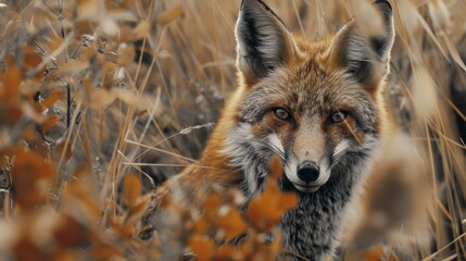 Fototapeta premium Curious Fox in the Wild