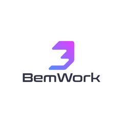 Letter B logo vector design