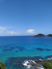 島根県　隠岐　秘密のビーチでの夏休みの絶景