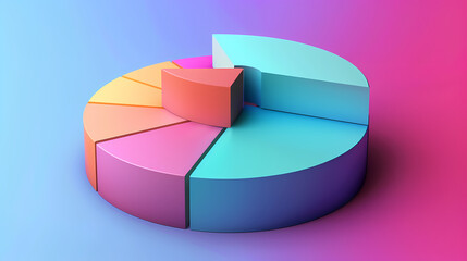 Obraz premium Circle chart design template for creating vector image