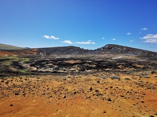 incendio volcan rano raraku