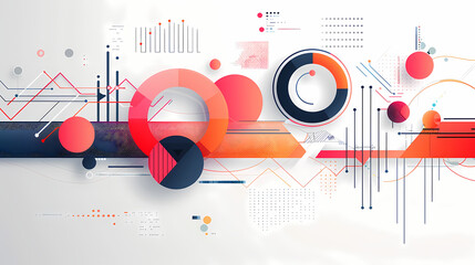 Obraz premium Infographic background vector illustration