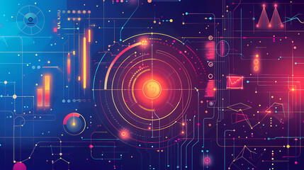 Infographic background vector illustration