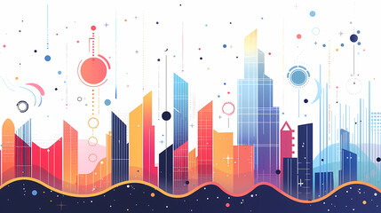Infographic background vector illustration