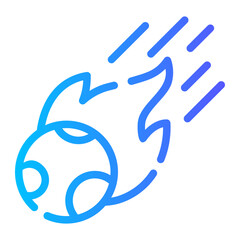 comet gradient icon