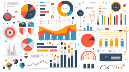 Obraz premium Infographic background vector illustration