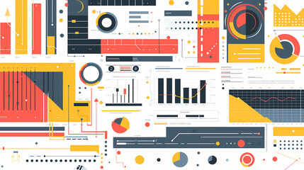 Fototapeta premium Infographic background vector illustration