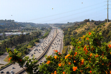 Interstate 15 (I-15) San Diego, Northbound from Friars Rd.
