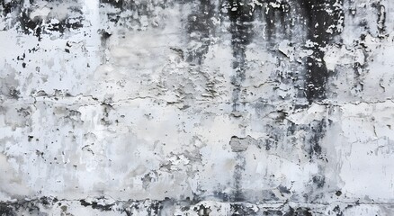 Fototapeta premium Abstract White Concrete Wall with Grunge Texture