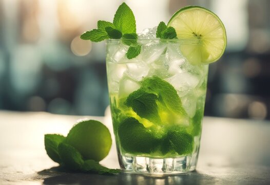 design mojito cocktail bar light summer place bright coffee mint restaurant advertising background glass lime text glasses beverage liquid drink alcohol party