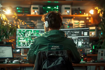 Visual Representation of Complex Processes in ASIC Design: Engineer's Work Illustrated