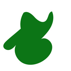 Green abstract shapes vector 