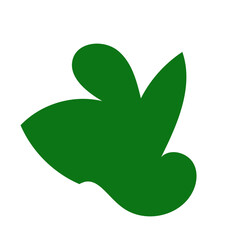 Green abstract shapes vector 