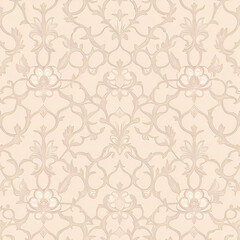 Obraz premium seamless damask pattern