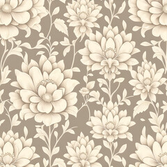 Fototapeta premium seamless floral pattern
