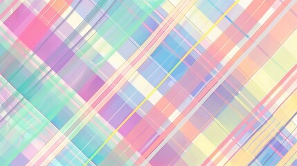 Background with intersecting lines in various pastel shades