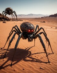 Metallic Arachnid: Surviving the Red Wasteland