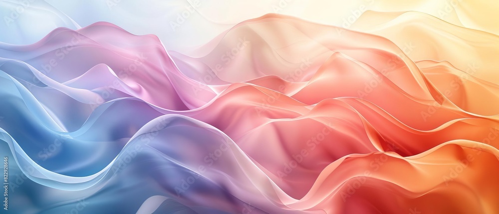 Poster create a seamless, high-resolution, abstract background image with soft, pastel colors. the image sh