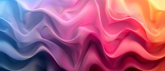 Obraz premium Generate a seamless looping animation of a flowing iridescent liquid