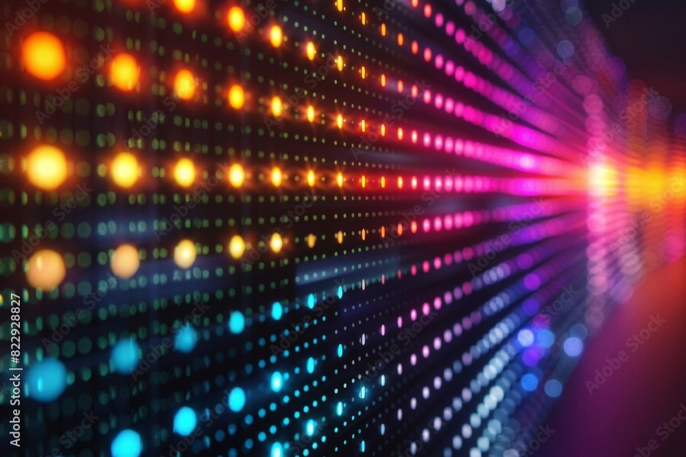 Poster immerse yourself in a mesmerizing world of vibrant colors and dynamic motion