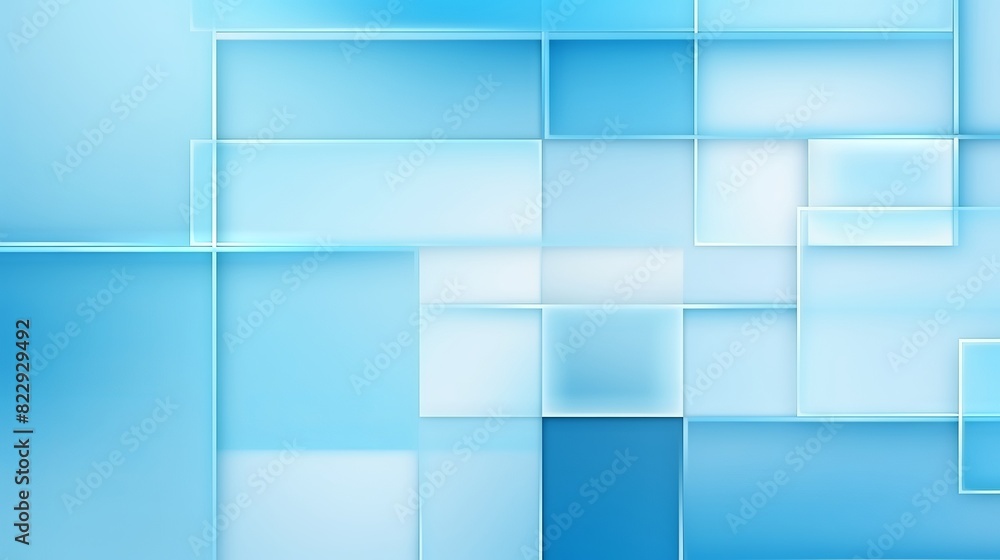 Poster abstract modern blue background with gradient colors and stylish line and square decorations for bus
