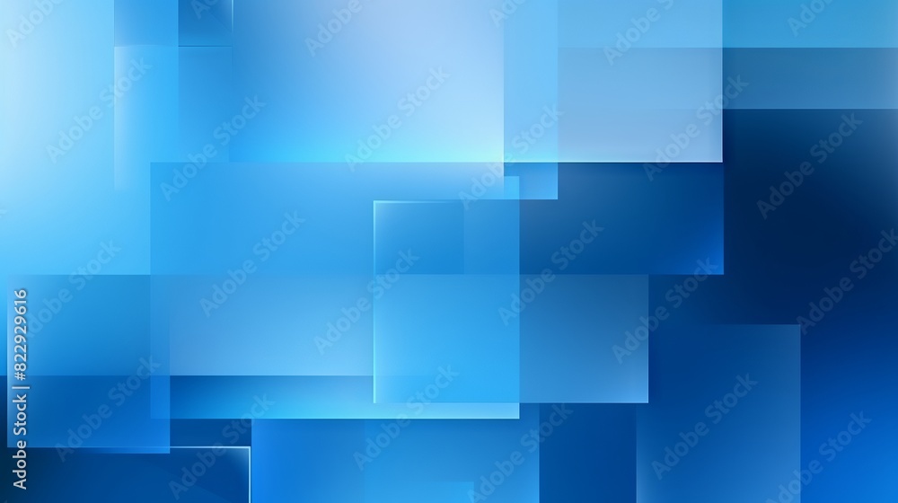 Poster abstract modern blue background with gradient colors and stylish line and square decorations for bus
