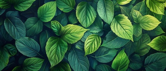 A lush green background of leaves, perfect for a nature-themed website or blog.