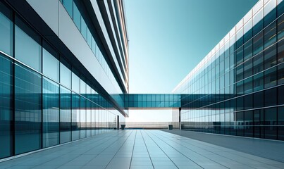 The Clean and Modern Look of a Corporate Facade