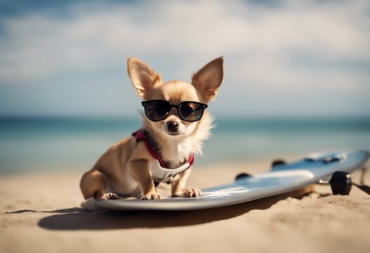 promoting shirt bags puppy notebook print events surfing surfing concept design covers design print competitions perfect with chihuahua backpacks sunglasses