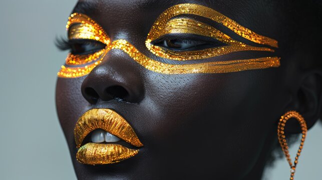 "African Woman" in an afrocentric style that will bring an atmosphere of African traditions and elegance to your home, creating a unique artistic accent.