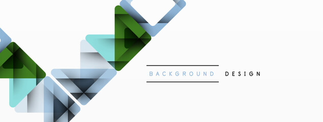 Business triangle and squares vector abstract background. Vector Illustration For Wallpaper, Banner, Background, Card, Book Illustration, landing page