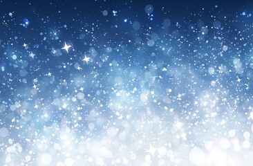 A beautiful bokeh background of white and blue glitter, great for creating elegant designs or adding sparkle to your projects.