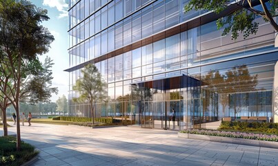 Obraz premium The Contemporary Elegance of a Corporate