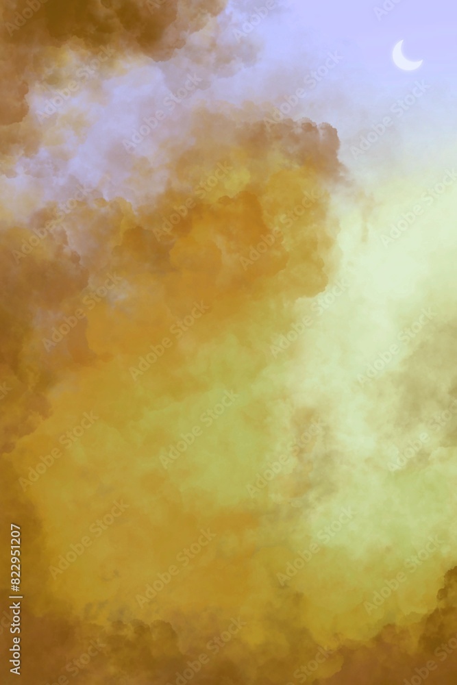 Canvas Prints grunge clouds background