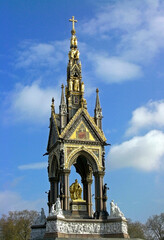 Queen Victoria and her people,Albert Memorial,Hyde Park in London,United Kingdom.