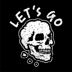 vector illustration artwork tracing skull skeleton grim reaper lettering typography text. Can be used as Logo, Brands, Mascots, tshirt, sticker,patch and Tattoo design