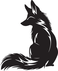 Animal Silhouette logos Clipart on white background 