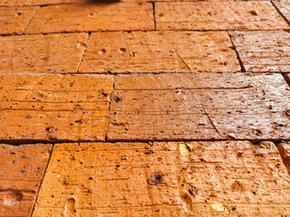 walls with neatly arranged bricks