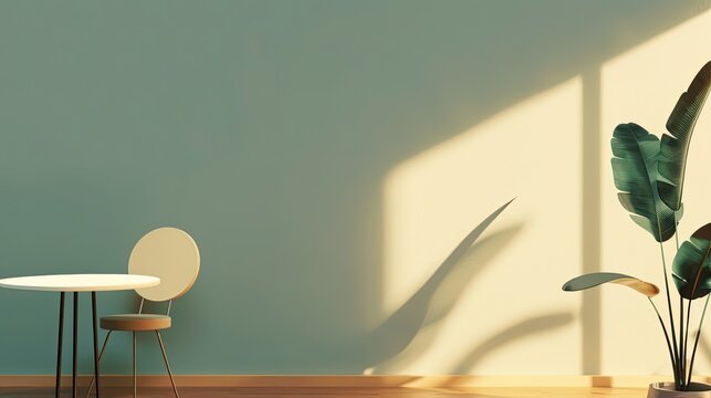 Stylish and minimal Zoom meeting background with text area