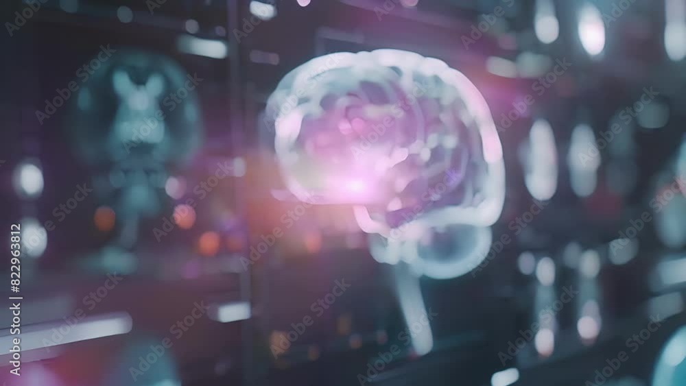 Poster a beforeandafter image of a stroke patients brain showing increased neural connections after plastic