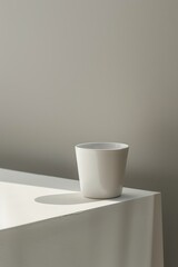 A coffe cup minimalism. Generative Ai