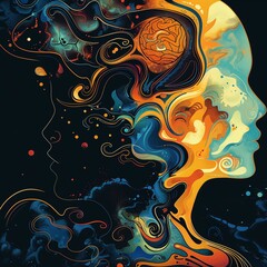 Surreal Psychology: Captivating Mental Illustration of the Mind