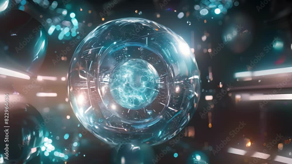 Poster a sparkling crystal orb that supposedly captures and reflects the dreams of its user..