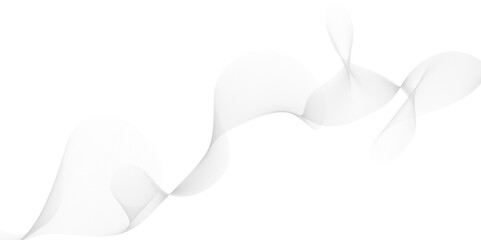 Vector wave lines smooth flowing dynamic isolated on white background. Wave with lines created using blend tool.  Vector illustration. 