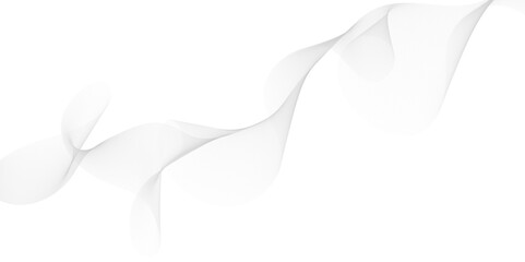 Vector wave lines smooth flowing dynamic isolated on white background. Wave with lines created using blend tool.  Vector illustration. 