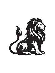 lion vector logo icon illustration