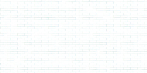 White brick wall texture. Realistic white wall brick. Vector illustration. 