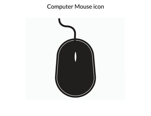 computer mouse logo vector template